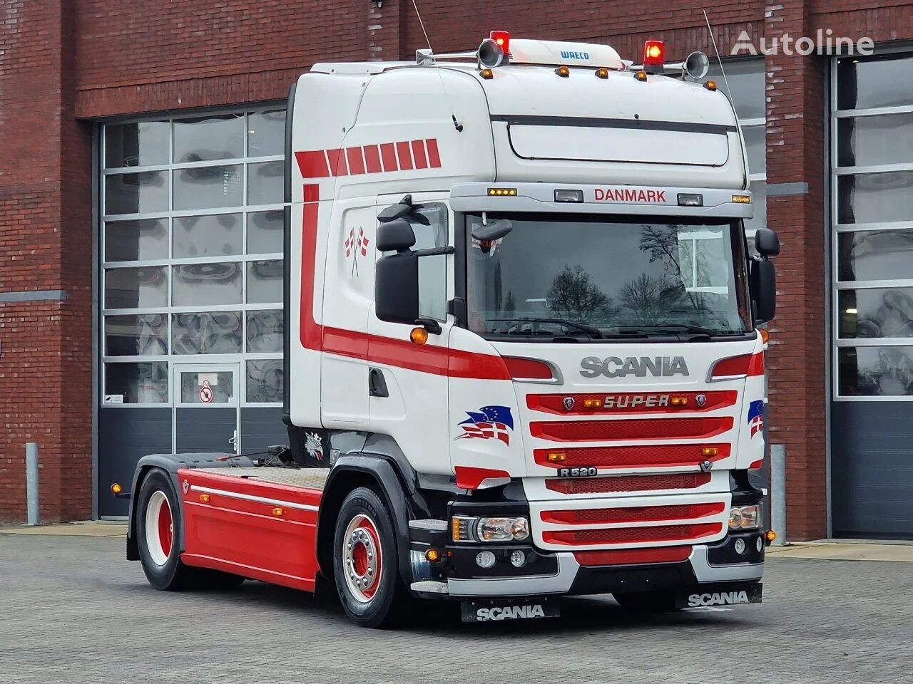 тягач Scania R520 V8 Topline 4x2 - Custom in- and exterior - Retarder - Night