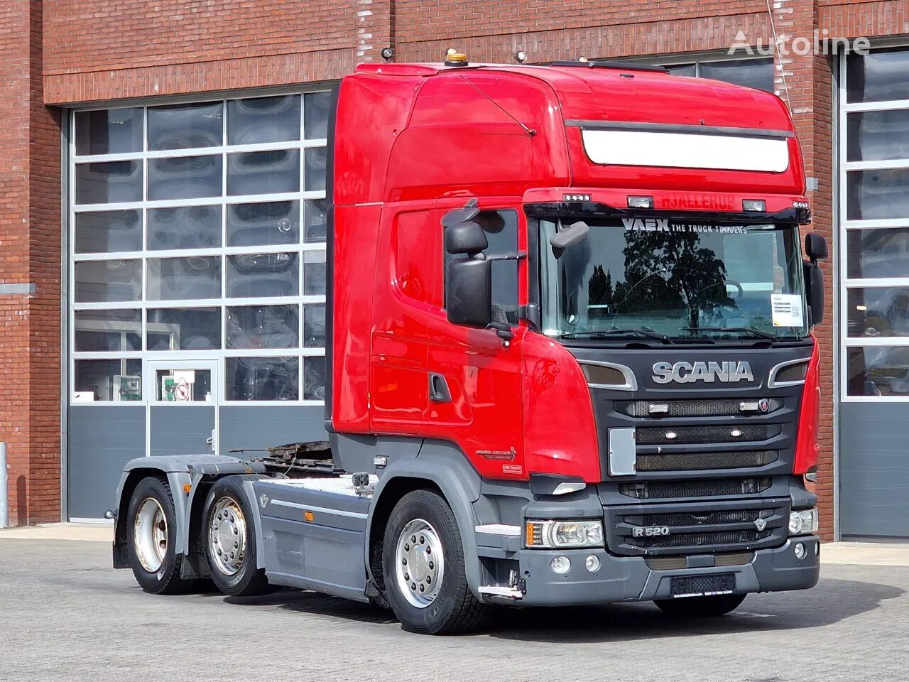 السيارات القاطرة Scania R520 V8 Topline 6x2/4 - Retarder - Steering - Navi - Full spoile