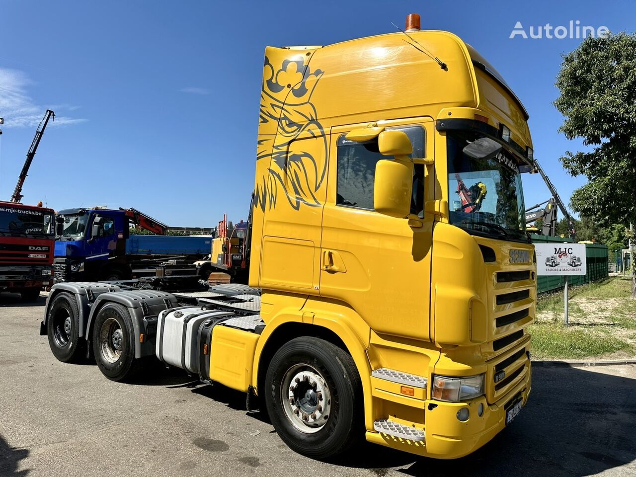 tracteur routier Scania R560 6X4 TRACTOR UNIT - V8 - RETARDER - PTO HYDR - STEEL SPRING