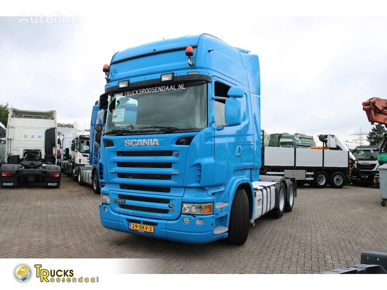 тягач Scania R560 V8 + manual + ADR + 6x2