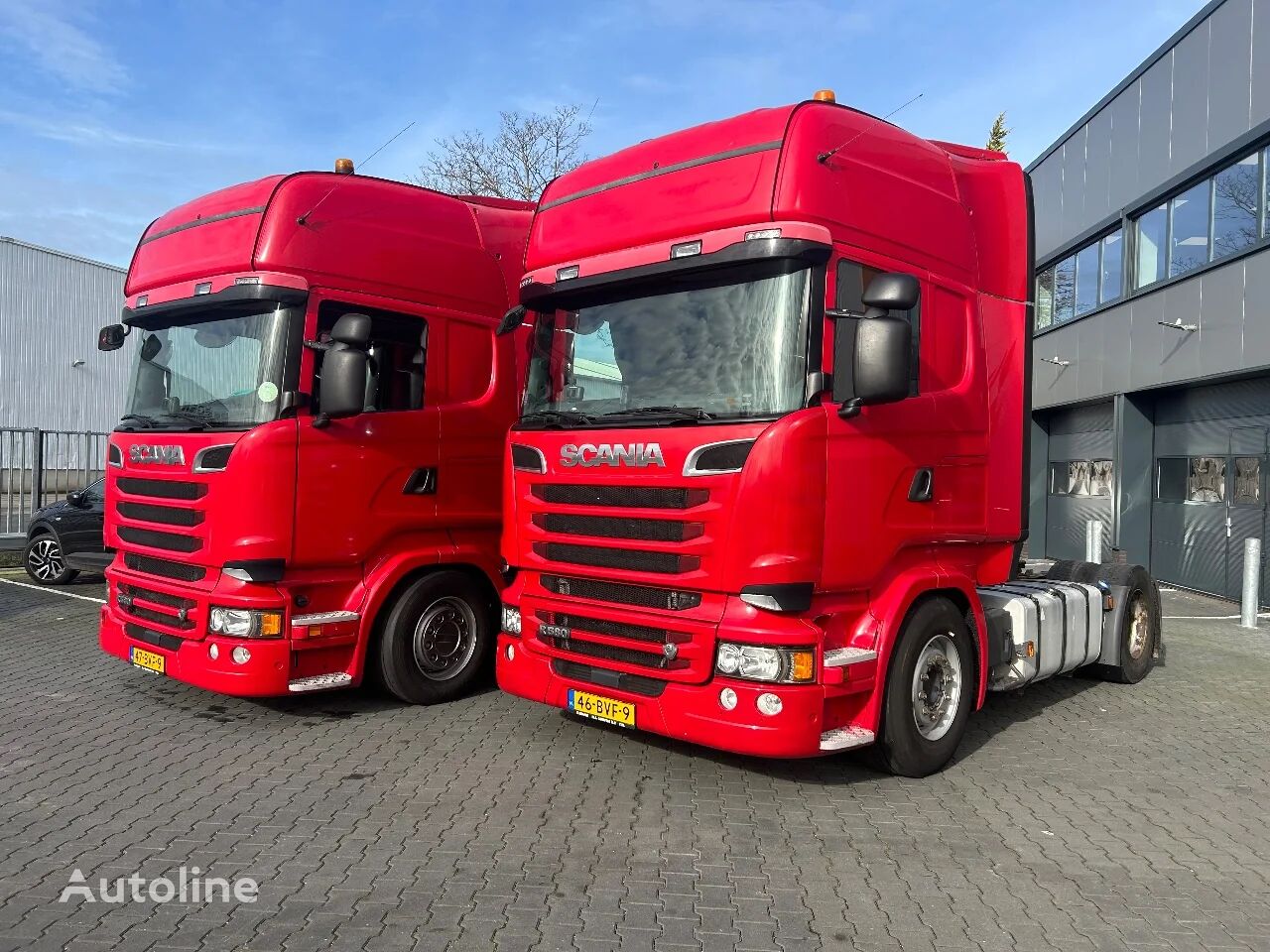 Scania R580 2x Scania R580 Topline *Full Air* trekker