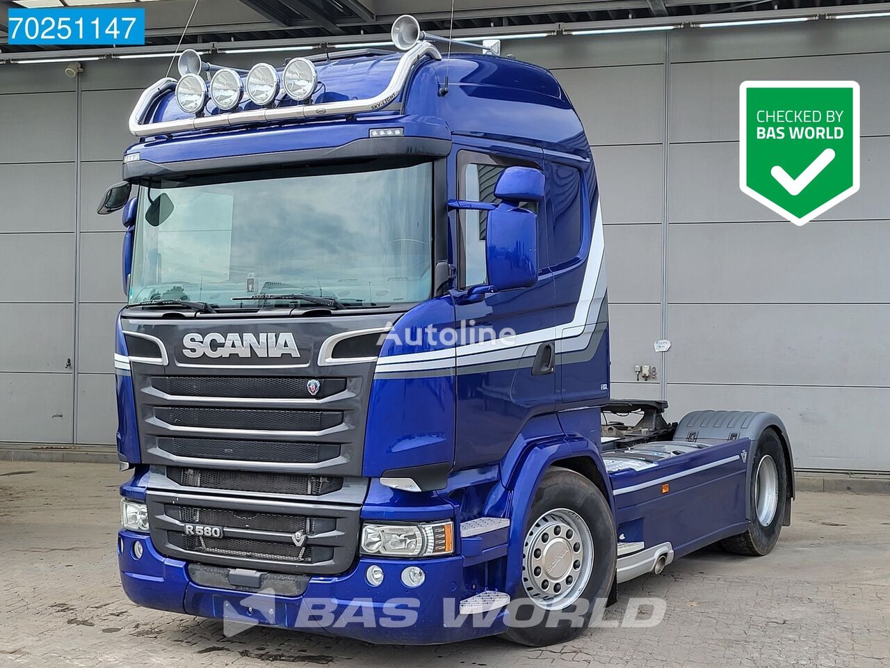 Scania R580 4X2 Retarder 2x Tanks ACC Navi Xenon トラクタートラック