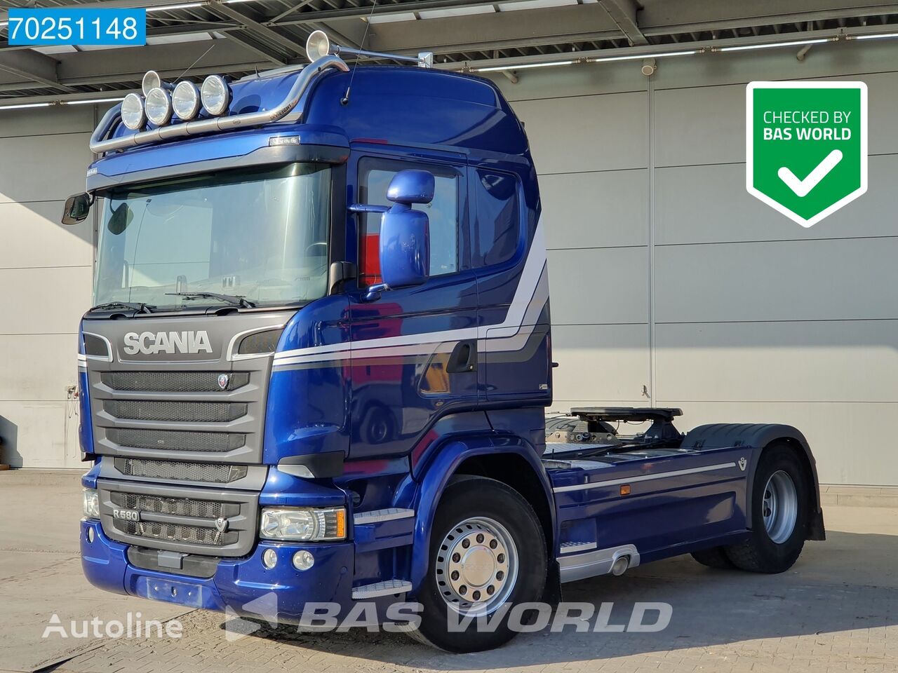 Scania R580 4X2 Retarder 2xTanks ACC Navi Xenon truck tractor