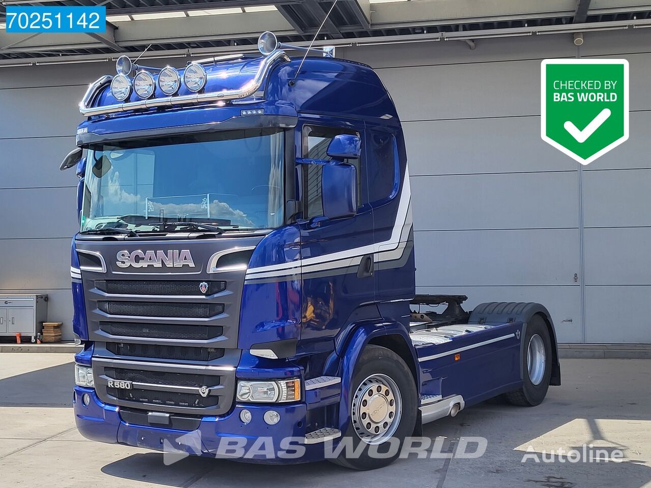 Scania R580 4X2 V8 Full-Air Retarder 2x Tanks ACC Navi Xenon Hydraulik truck tractor