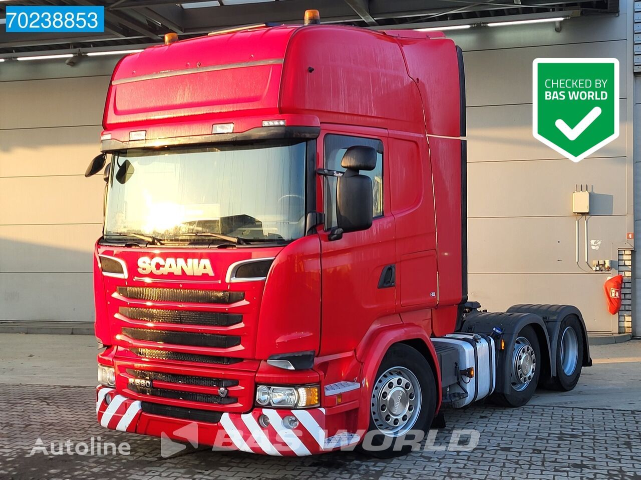 Scania R580 6X2 2x Tanks Lift+Lenkachse 3-Pedals Euro 6 tractora