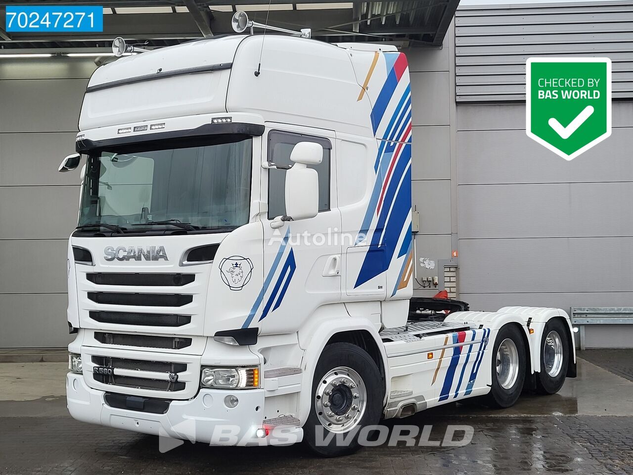 السيارات القاطرة Scania R580 6X4 Retarder Hydraulik PTO Standklima Navi