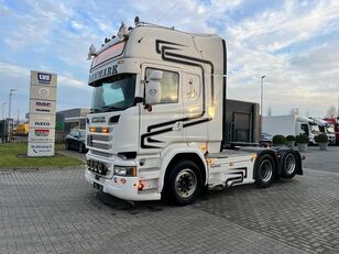 السيارات القاطرة Scania R580 6x2 trekker Hydraulic / Full Air / Topline