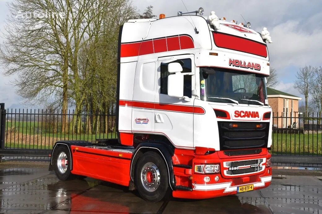 Scania R580 TL V8 4x2 - RETARDER - LEATHER SEATS - SPECIAL INTERIOR - 2 tegljač