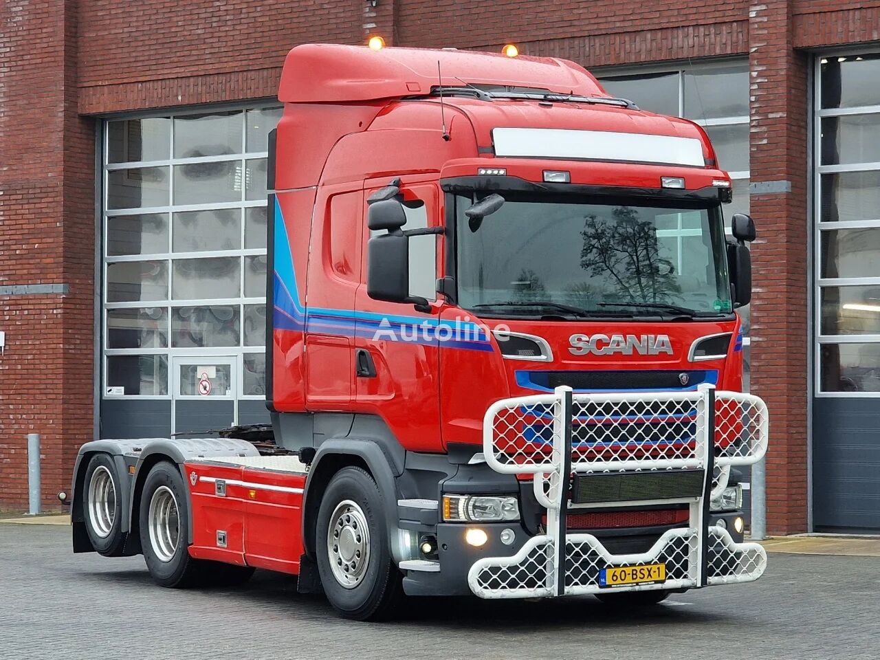 тягач Scania R580 V8 Highline 6x2 - PTO/Hydraulic - Retarder - Full air - Nav