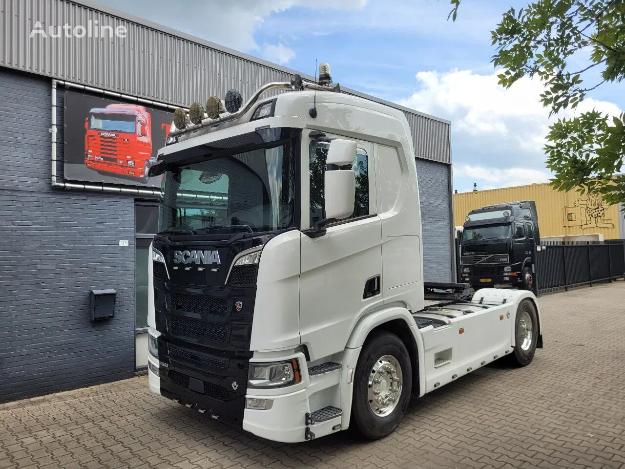 Scania R580 V8 NGS A4X2NB Manual gearbox Hydrauliks full air 2/4 air tractora