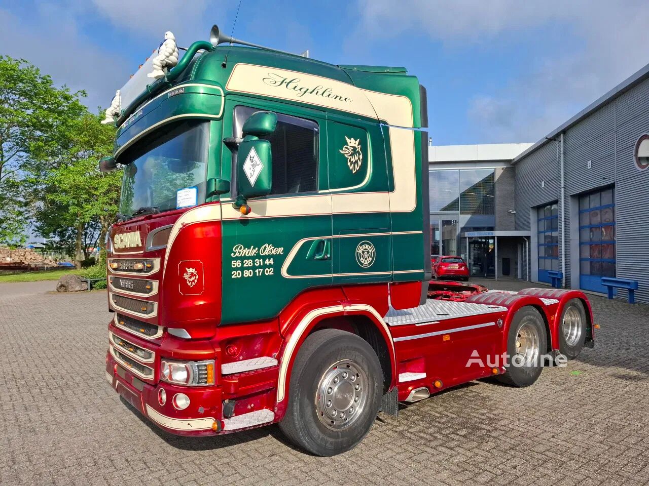 Scania R580 V8 / ONLY:478179KM / HYDRAULICS / LEATHER / AUTOMATIC / EUR truck tractor for sale | Autoline GB Scania R580 V8 / ONLY:478179KM / HYDRAULICS / LEATHER / AUTOMATIC / EUR truck tractor - Autoline