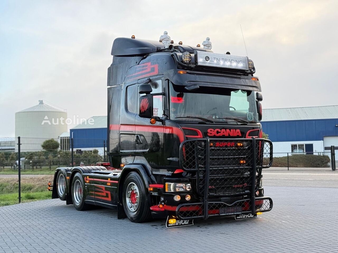 Venta de Scania R580 V8 SHOWTRUCK, FULL AIR, LEATHER, RETARDER, BULLBAR, 3.15WB. cabeza tractora | Autoline PY Scania R580 V8 SHOWTRUCK, FULL AIR, LEATHER, RETARDER, BULLBAR, 3.15WB. cabeza tractora - Autoline