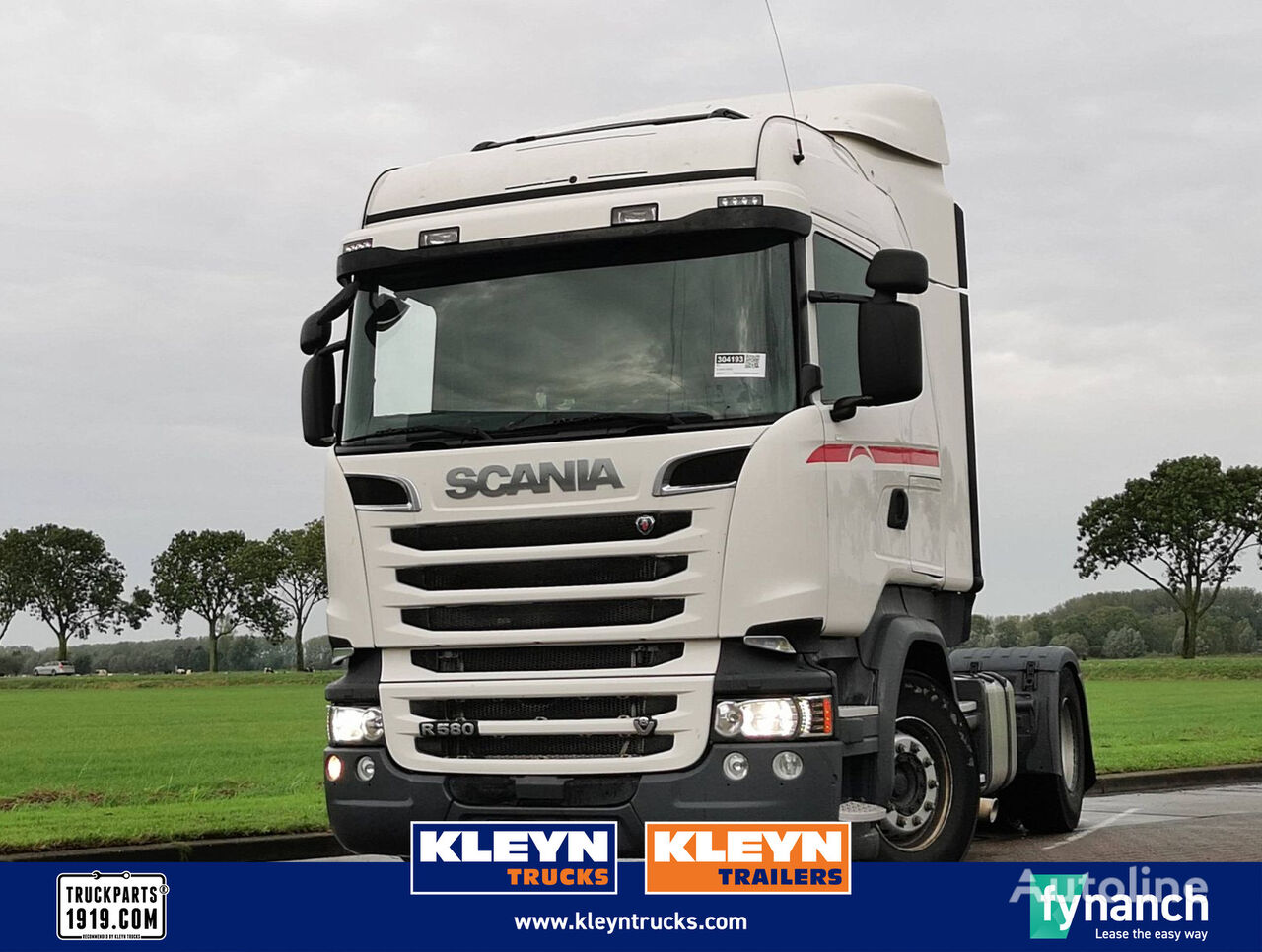 Scania R580 hl v8 ret. xenon truck tractor