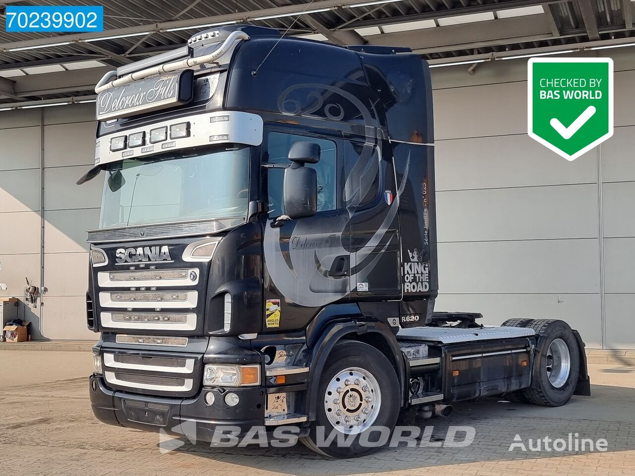 tracteur routier Scania R620 4X2 Retarder Xenon 2x Tanks Standklima Euro 4