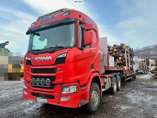 السيارات القاطرة Scania R650 + العربات نصف المقطورة شاحنة قلابة