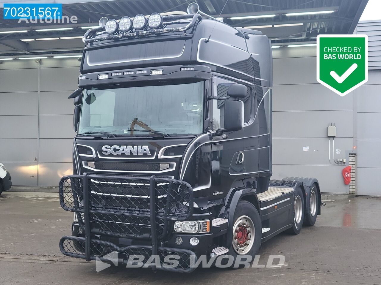 влекач Scania R730 6X4 ADR Retarder ACC Navi Xenon Euro 6