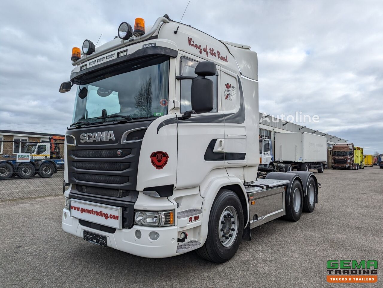 Cap tractor Scania R730 6x4 Highline Euro6 - V8 - Retarder - Stainless Steel Box - de vânzare | Autoline MD Cap tractor Scania R730 6x4 Highline Euro6 - V8 - Retarder - Stainless Steel Box - - Autoline