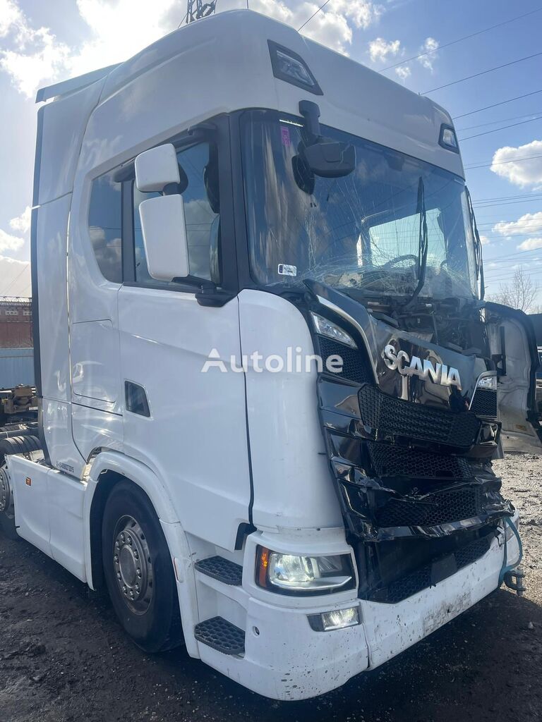 Scania S 500 6X2 Motor;Alváz;fülke nem sérült tractora siniestrada