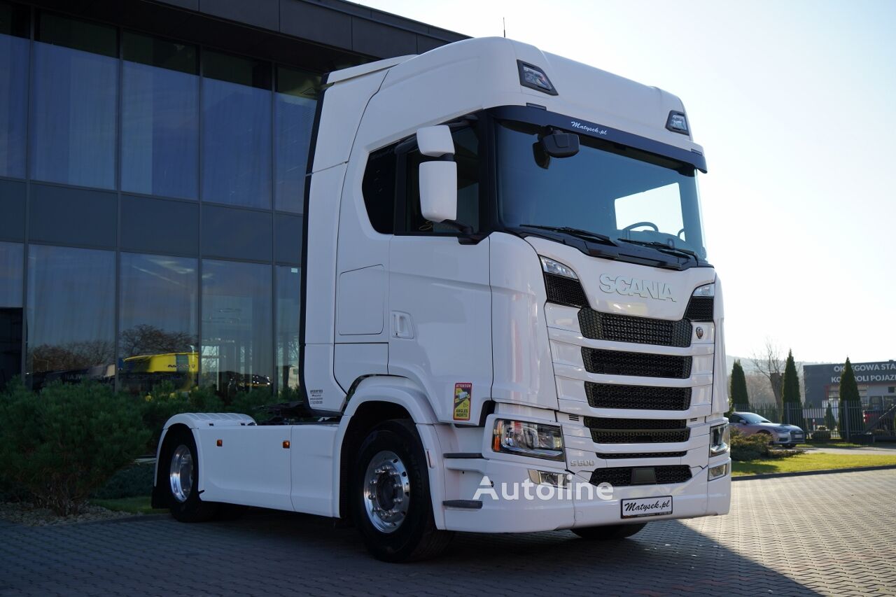 Tracteur routier Scania S 500 / RETARDER  / FULL AIRMATIC /  ALUFELGI / OPONY 100% / - Autoline