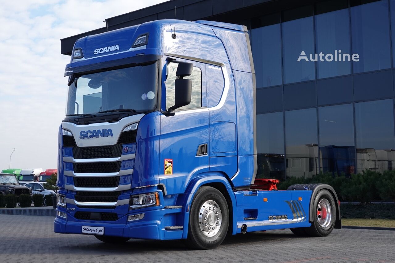 Scania S 500 / RETARDER /I-PARK COOL / ALUFELGI / OPONY 100% / PO KONTR truck tractor - Autoline