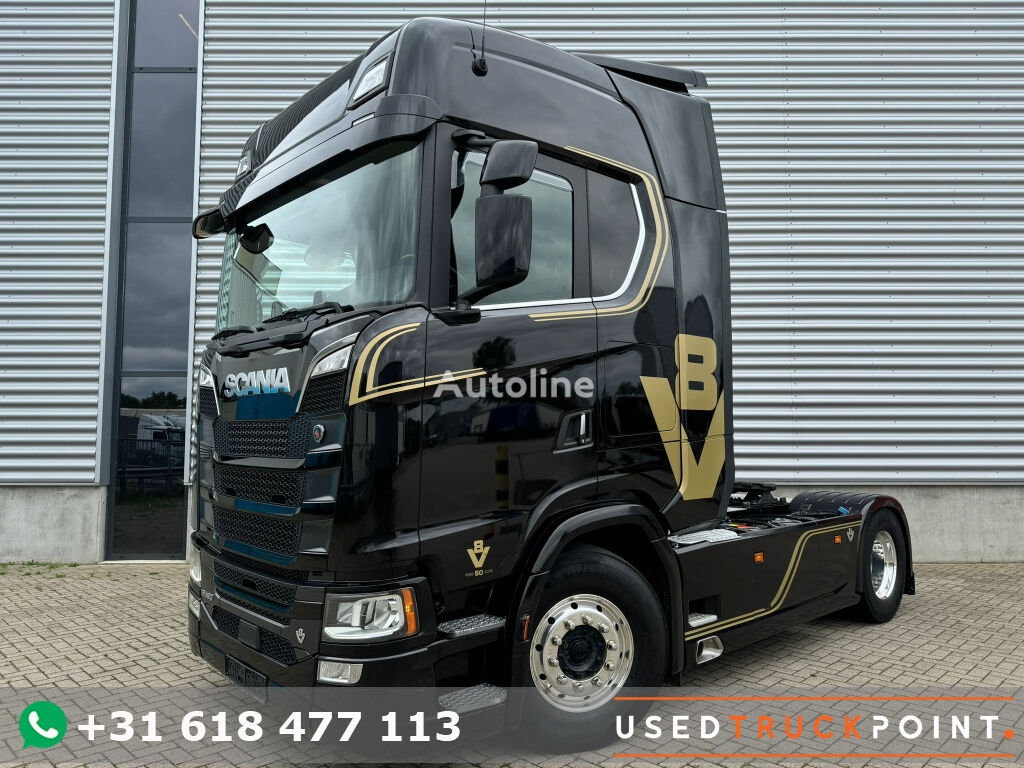 تریلی Scania S 580 / V8 / Retarder / 50 Years Edition / Full Option / TUV: 11