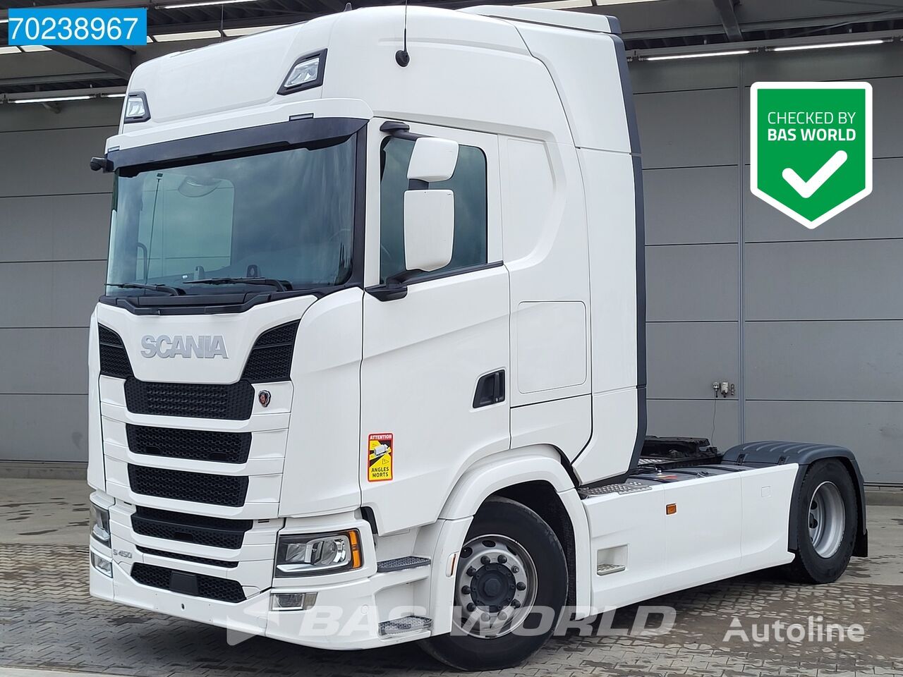 тягач Scania S450 4X2 LED Retarder 2x Tanks Standklima Euro 6