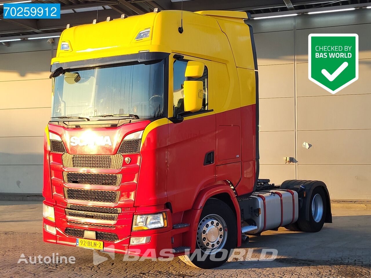 تریلی Scania S450 4X2 NL-Truck Retarder 2x Tanks Hydraulik