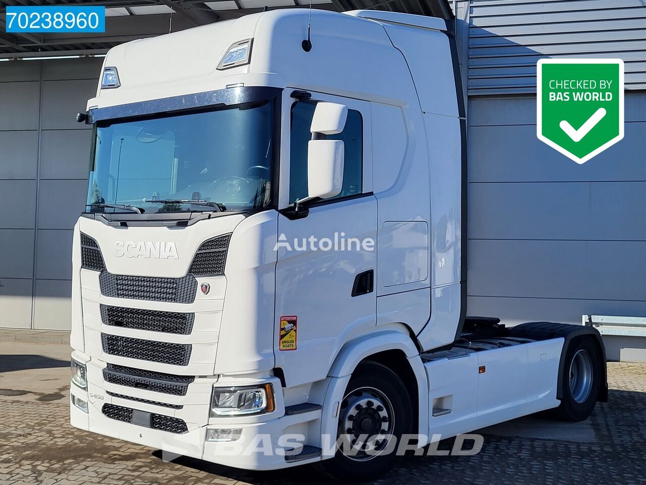 Scania S450 4X2 Retarder 2x Tanks Standklima LED Euro 6 truck tractor