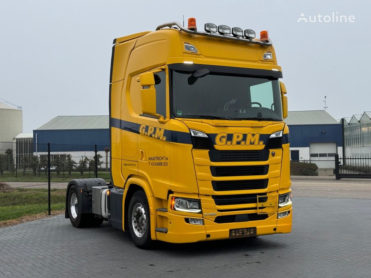 тягач Scania S450 HYDRAULICS, RETARDER, ALU RIMS, NL TRUCK