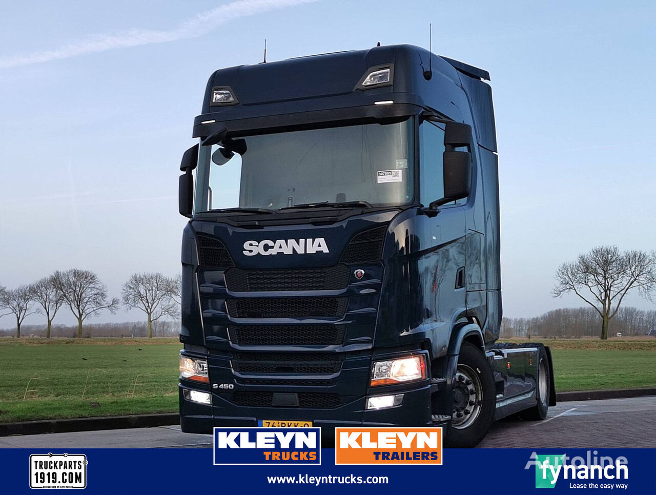 Scania S450 retarder 2x tank tegljač