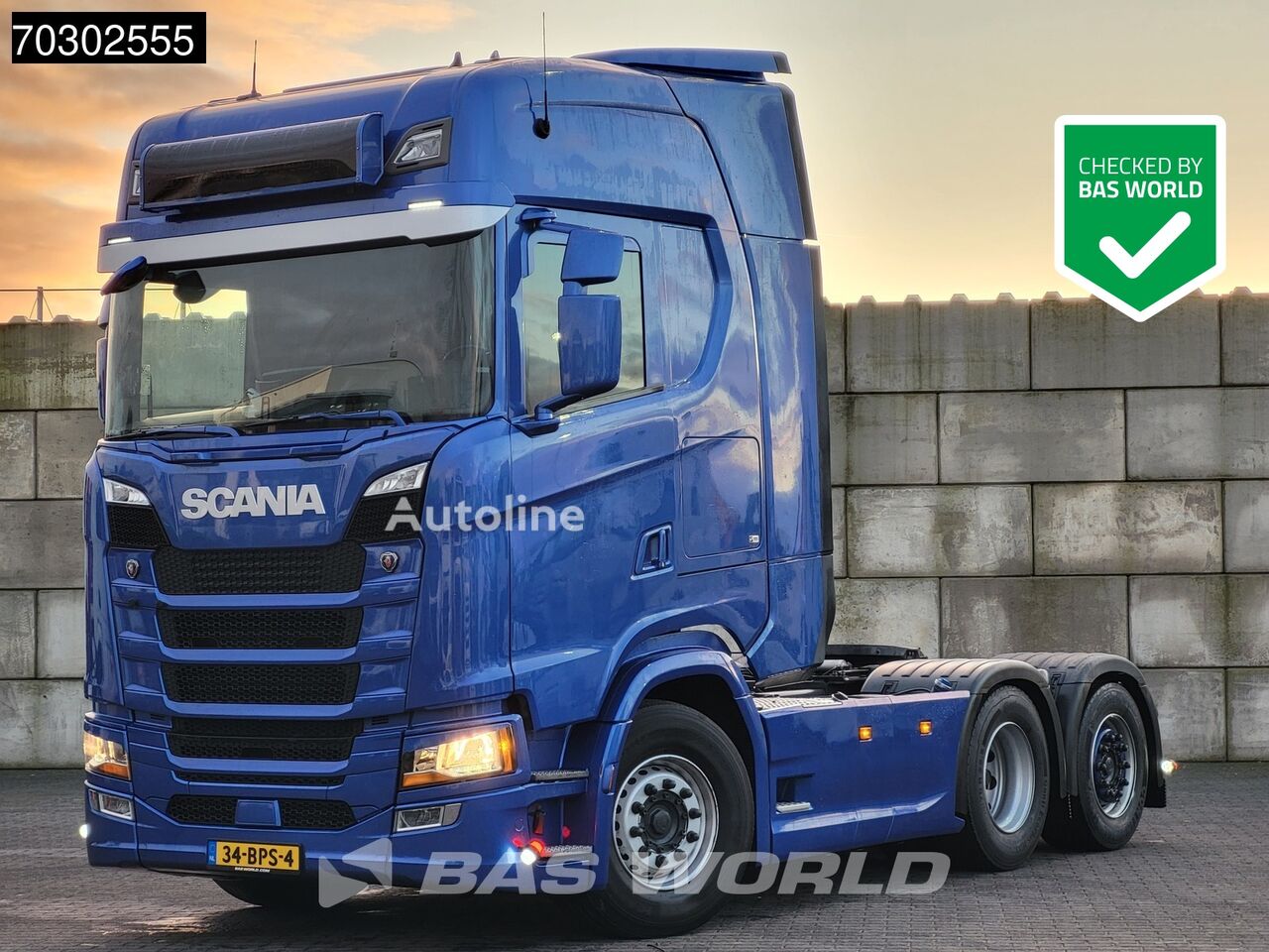 السيارات القاطرة Scania S500 6X2 WB320!NL-Truck APK 09-2026 2xTanks Leder - Autoline