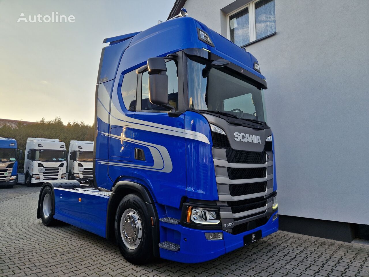 тягач Scania S500 Euro 6D/Sprowadzona z DE/ 4 poduszki LED Klima Postojowa Al