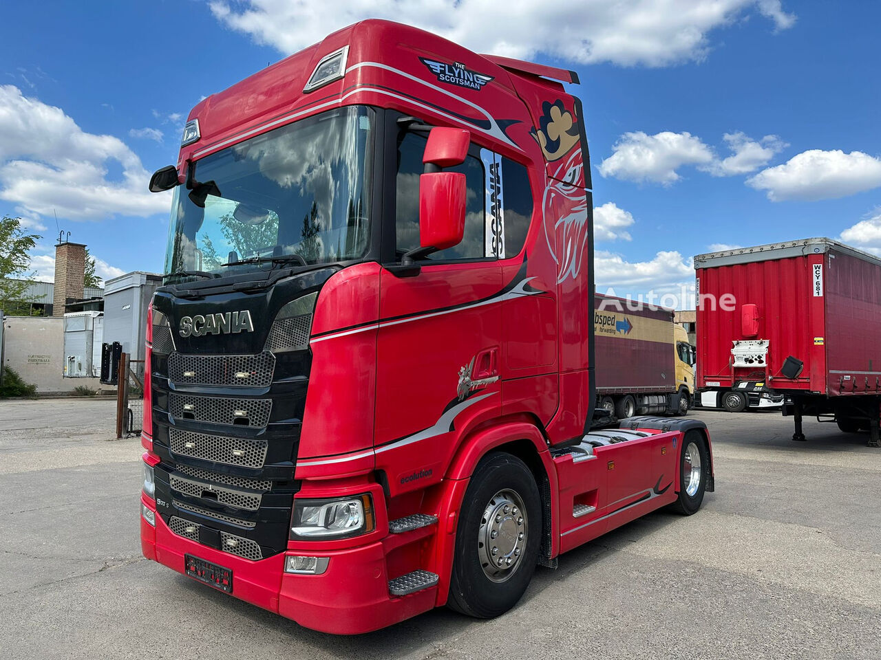 Scania S500 Standard, Full Spoiler, Standklima, Alloy wheels, New Tacho cabeza tractora - Autoline