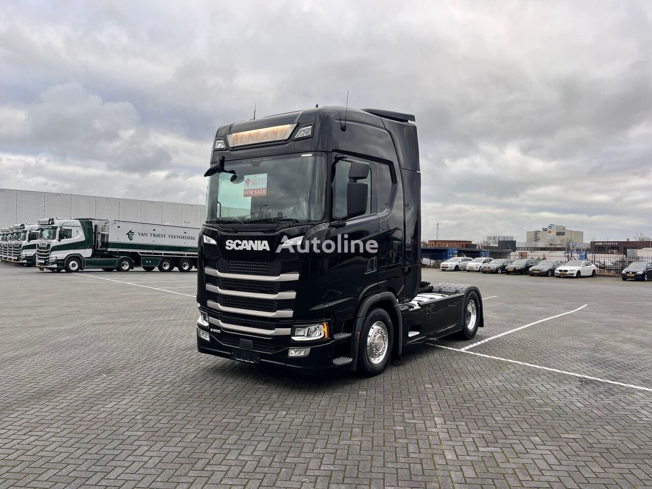 тягач Scania S500 full air , retarder, stand airco