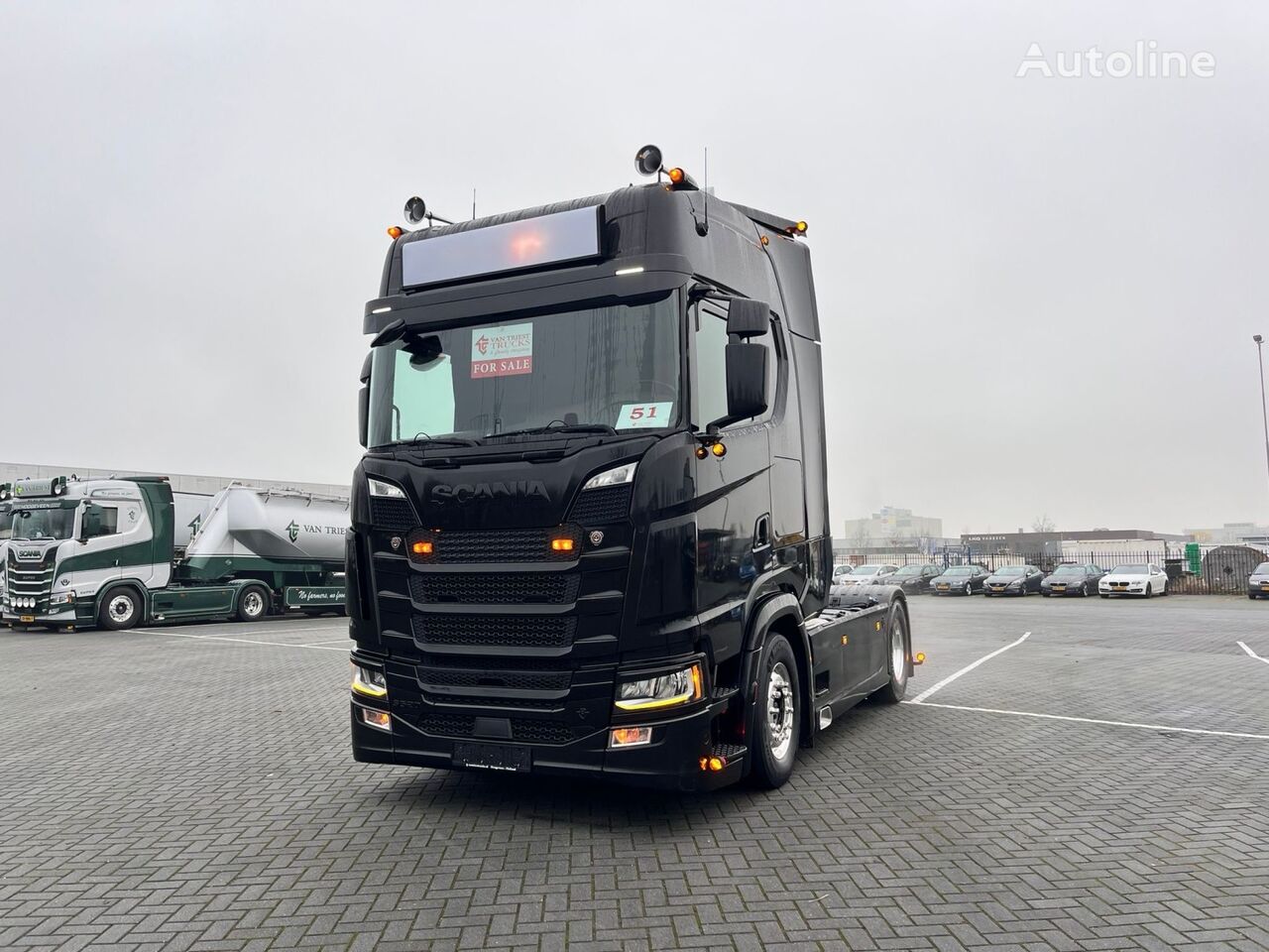 Scania S520 full air, retarder, NO EGR cabeza tractora