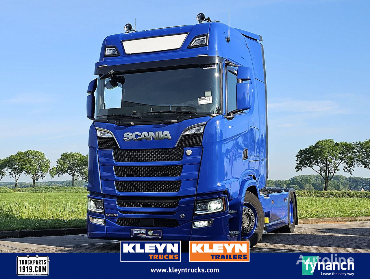 vilkikas Scania S520 v8 led full air navi