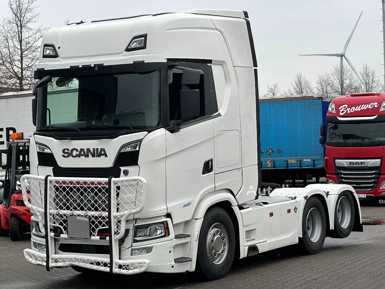 牵引车 Scania S580 V8 NGS 6x2 Boogie / Retarder / 2 Tank / P-Airco/ Full Air!