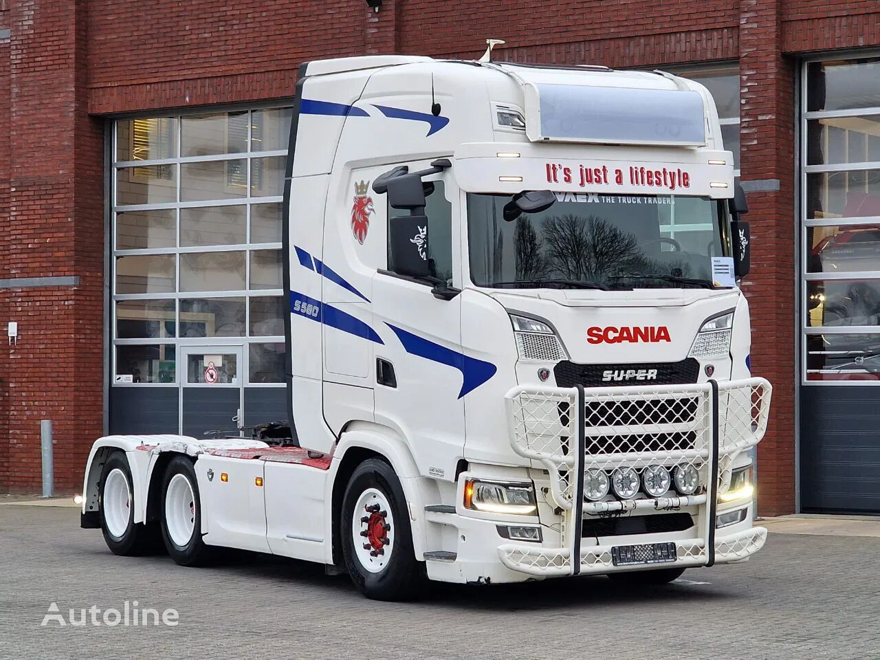 тягач Scania S580 V8 NGS Highline 6x4 - Retarder - 3.35 WB - Full air - Leath