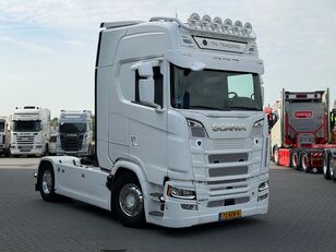 влекач Scania S660 FULL AIR, RETARDER, ALCOA WHEELS, LEATHER SEATS, 9-TON FRON