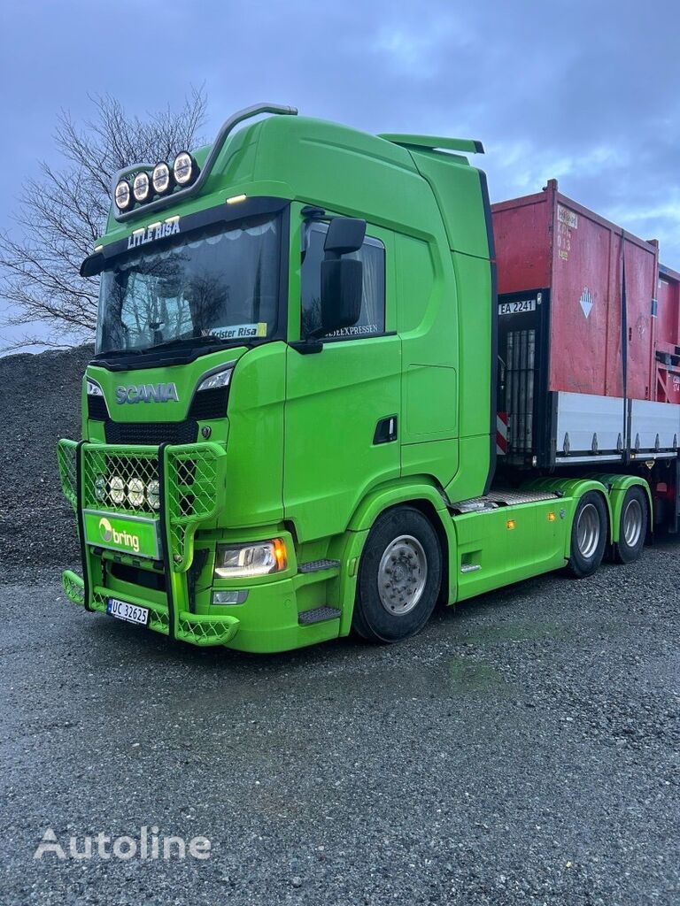 Scania S730 6X4, FULL AIR, RETARDER, LEATHER. トラクタートラック