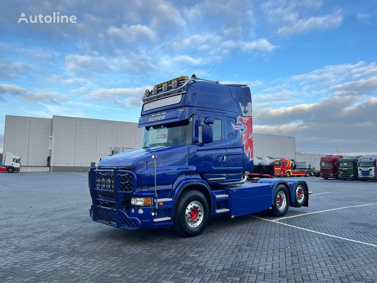 Scania T580 6X2 Orginal Torpedo, manuel, retarder トラクタートラック