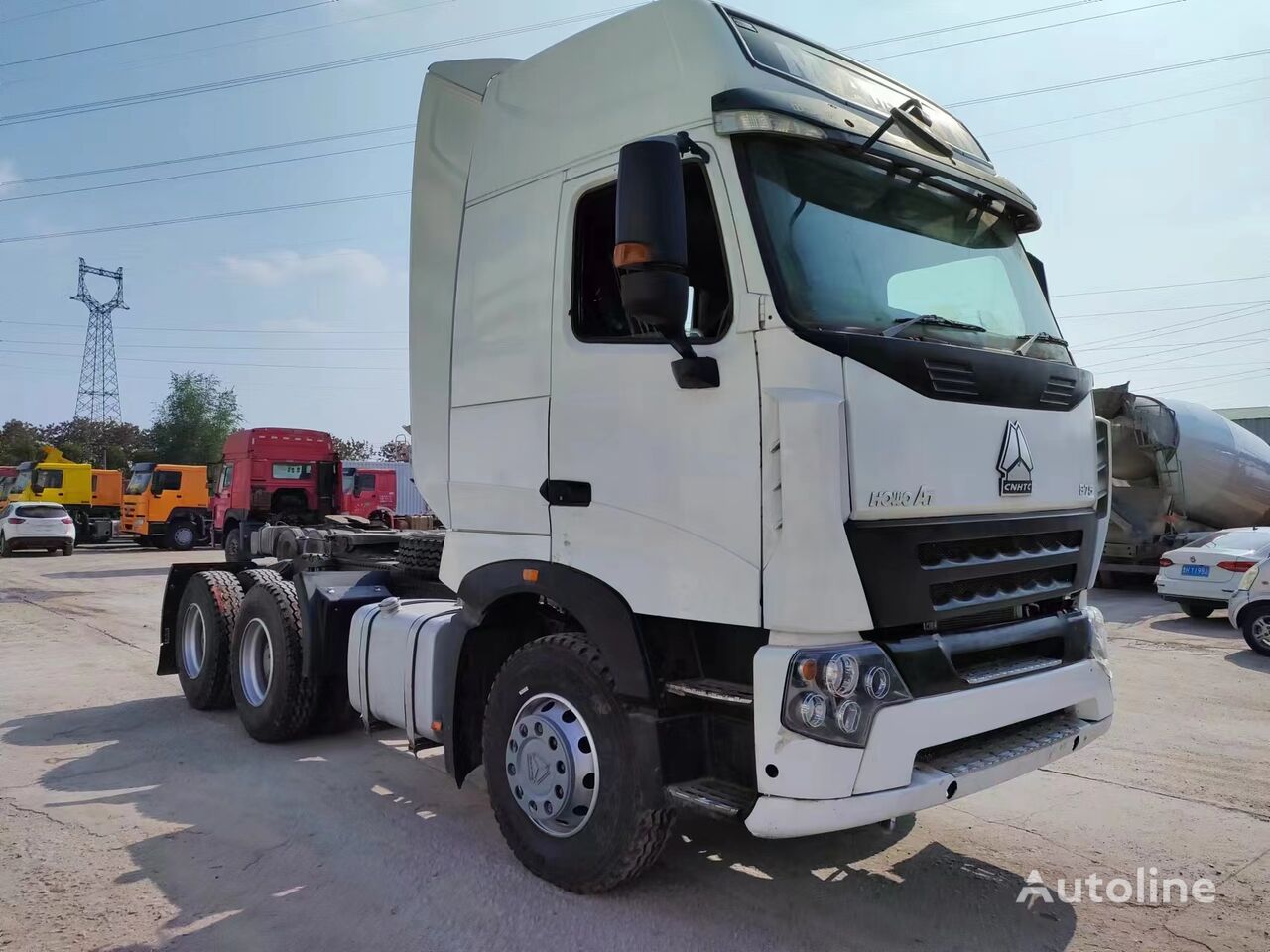 السيارات القاطرة Sinotruk Howo 375Hp 6X4 Tractor Truck Howo A7 truck head