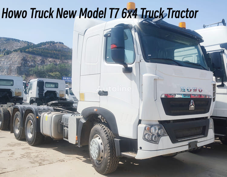 đầu kéo Sinotruk Howo Truck New Model T7 6x4 Truck Tractor Price in Gambia mới