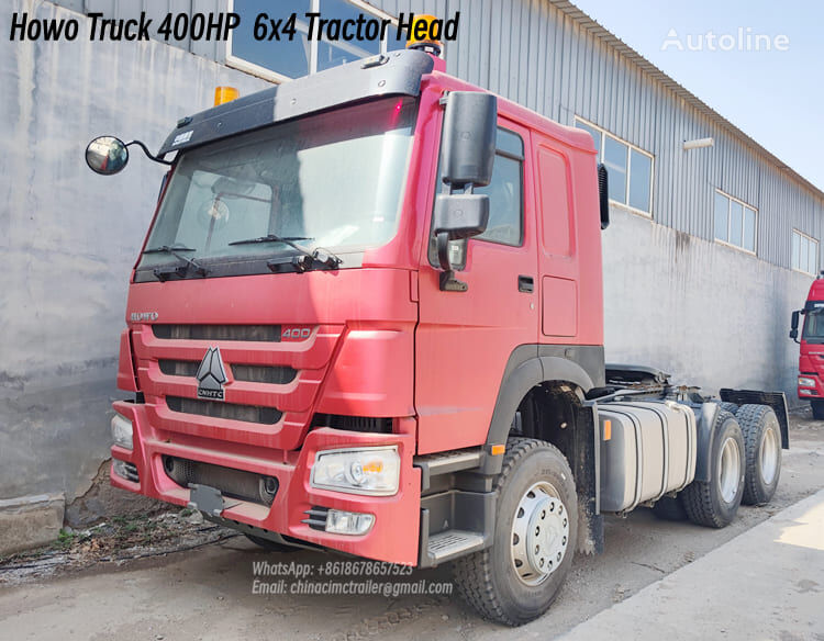 new Sinotruk Howo Truck Price 400HP  6x4 Tractor Head in Sierra Leone truck tractor