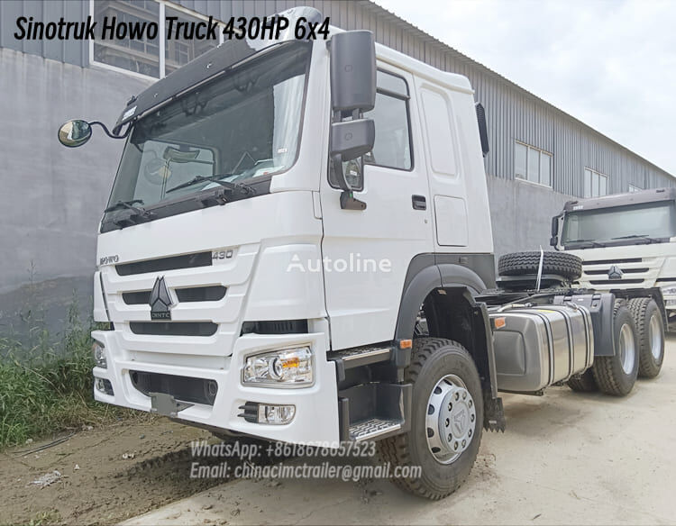 trattore stradale Sinotruk Howo Truck for Sale 430HP 6x4 Price in Uganda nuovo