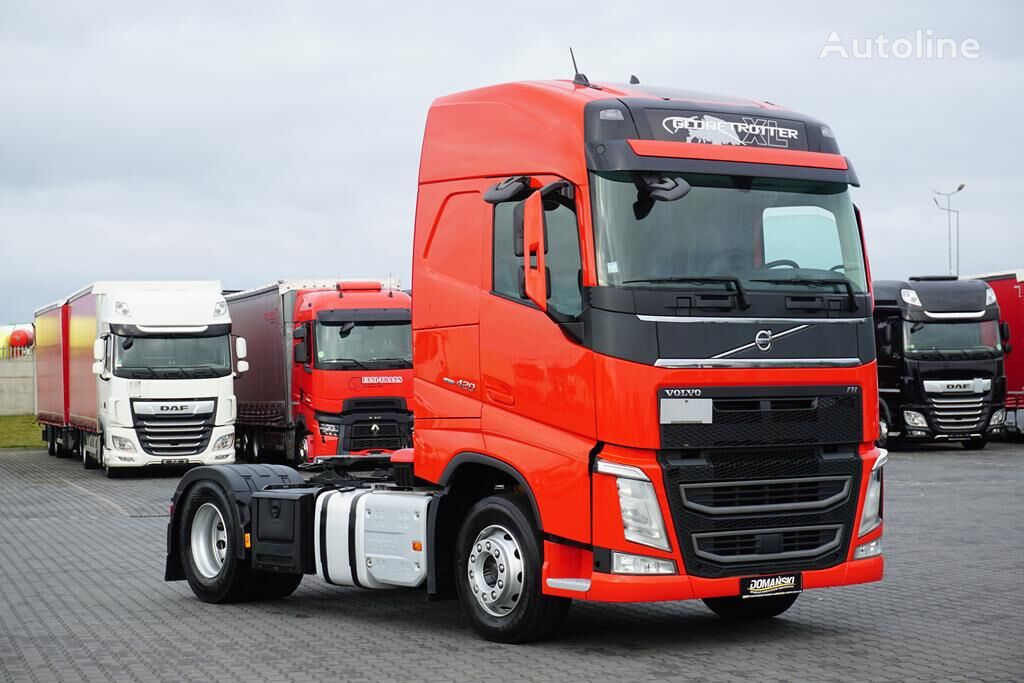 Volvo FH / 420 / EURO 6 / ACC / GLOBETROTTER / MAŁY PRZEBIEG truck tractor