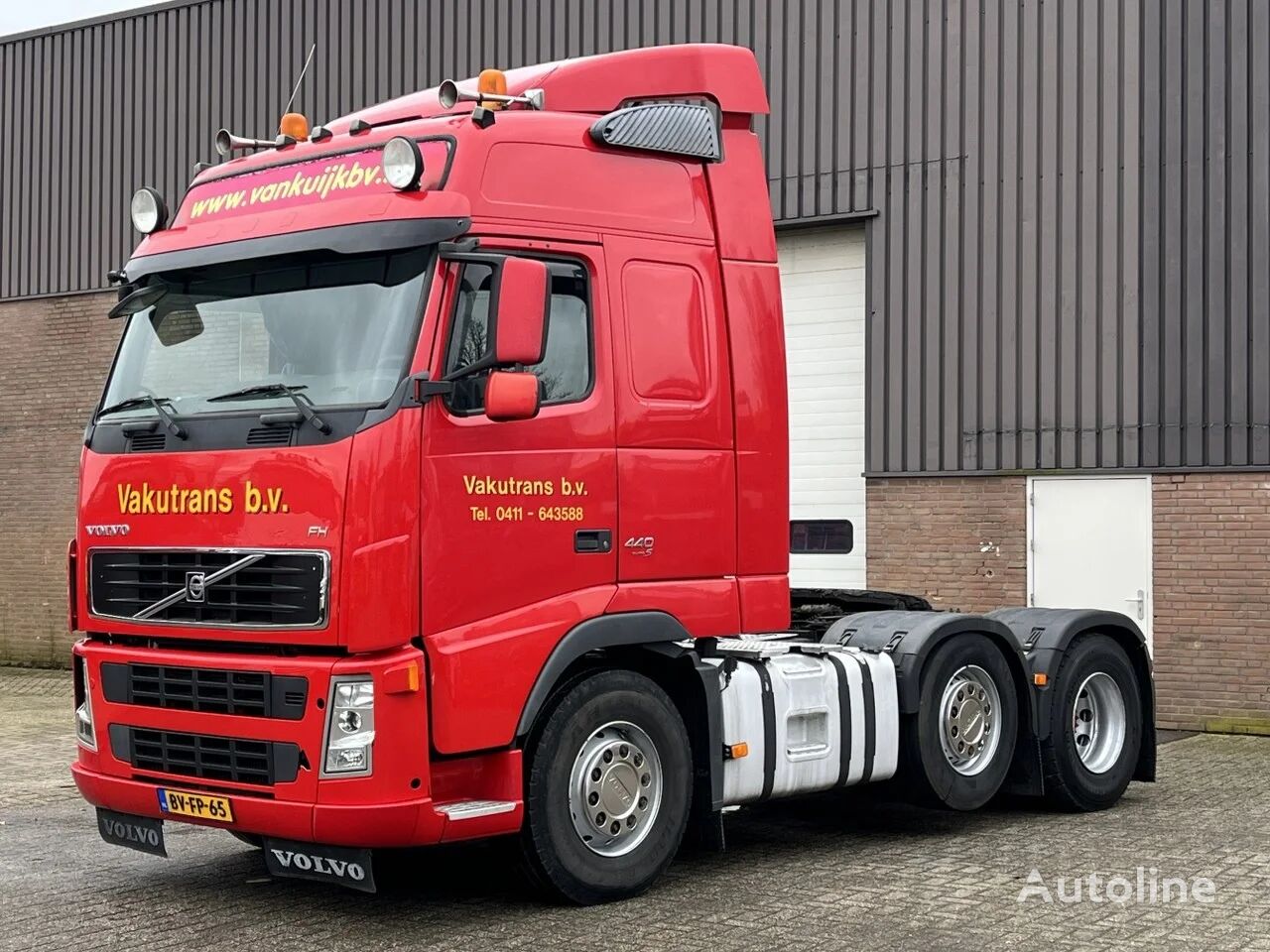 Volvo FH 440 / 6x2 / Euro5 / Gestuurde voorloopas / PTO / NL Truck トラクタートラック