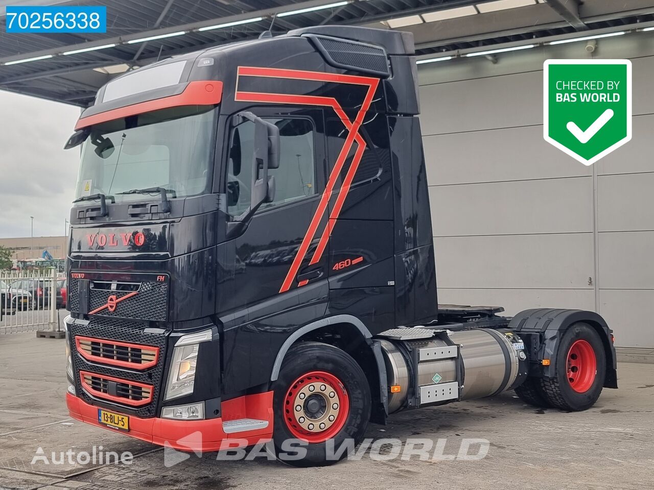 влекач Volvo FH 460 4X2 LNG VEB+ Globetrotter 2x Tanks Standklima