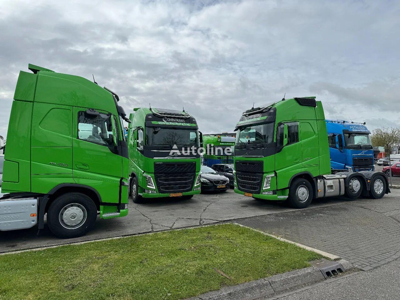 đầu kéo Volvo FH 460 6X2 EURO 6 + STEERING AXLE + HYDRAULICS