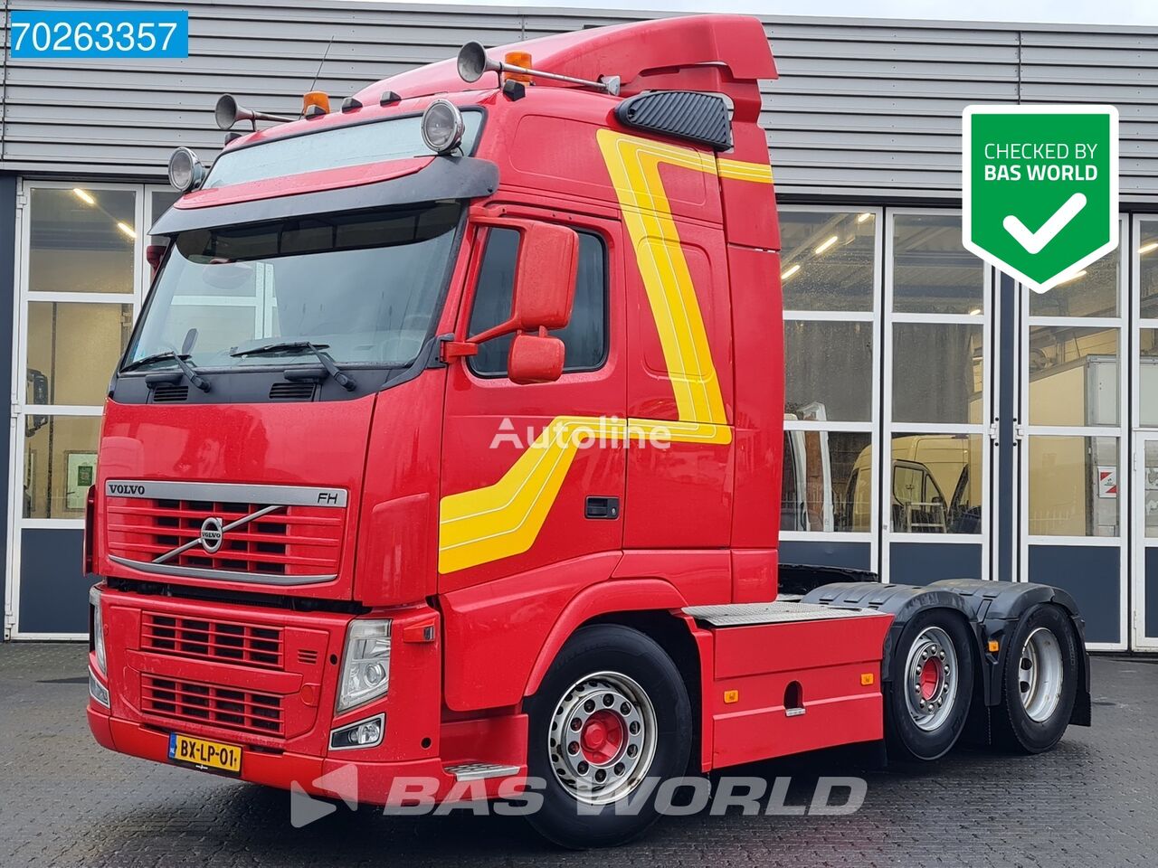 tracteur routier Volvo FH 460 6X2 NL-Truck ACC Xenon Lift+Lenkachse 2x Tanks